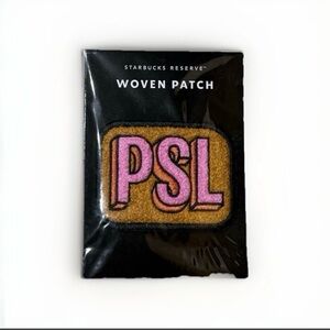 Starbucks Reserve PSL Pumpkin Spice Latte Woven Patch